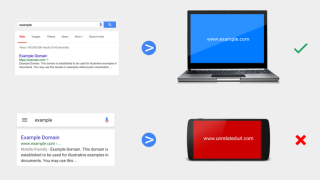 Fausse redirection mobile spammy sur Google
