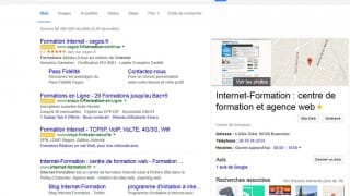 SERP locale de Google dénuée de rich snippets en décembre 2015