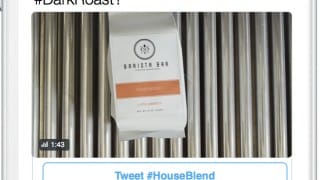 Exemple de tweet sponsorisé avec Conversational Ads de Twitter