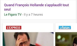 Indexation des pages en AMP HTML dans Google mobile, avec label AMP dans les SERP