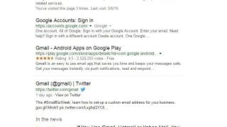 Google teste les liens organiques noirs dans les SERP