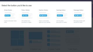 Configuration d'un bouton d'envoi de message direct pour Twitter (embed)