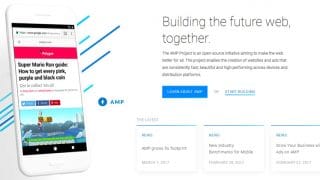 Framework AMP HTML du projet Accelerated Mobile Pages (Google, WordPress...)
