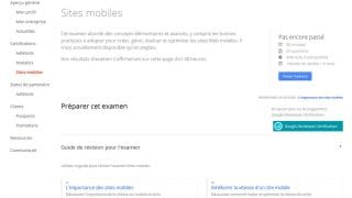 Google créé la certification Sites mobiles