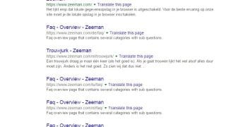 Google teste des liens gris dans les SERP