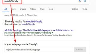 Google ajoute une onebox de test des sites mobiles dans les SERP