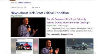 Fact checking de Bing (vérification des faits) dans les actualités du moteur de recherche
