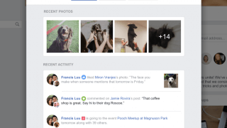 Aperçu du profil des membres d'un groupe Facebook