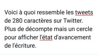 Twitter teste les tweets de 280 caractères