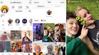 Instagram Stories Highlights pour mettre en avant des Stories passées du réseau social