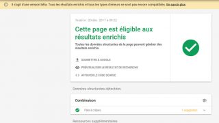 Outil de test des résultats enrichis (Rich Results) de Google