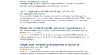 Snippets et meta description de Google limités à 320 caractères maximum