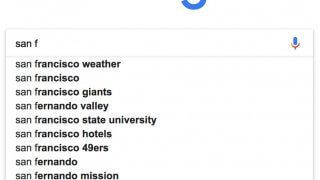 Google et l'autocomplétion dans la recherche