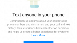 Suppression et désactivation de l'historique des appels et SMS dans Facebook Lite et Messenger