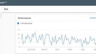 Nouveau menu déroulant dans la nouvelle Google Search Console