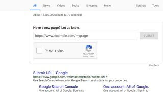 Historique soumission d'URL par formulaire de Google dans les SERP en 2017-2018 (fini depuis...)