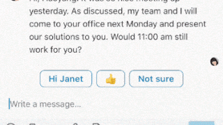 Envoyer un message vocal dans la messagerie de Linkedin sur mobile