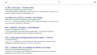 La barre de recherche de Google devient sticky et reste figée en haut de l'écran