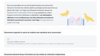 Facebook ajoute un onglet "Qualité de la page" pour plus de transparence