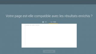 Testez votre code pour rich results dans l'outil de test de Google