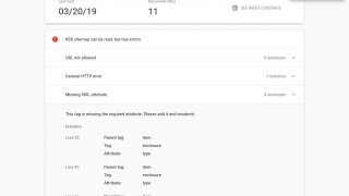 Rapport détaillé pour les Sitemaps XML et RSS dans la nouvelle Google Search Console