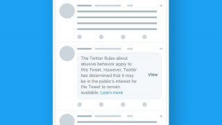 Twitter publiera les tweets d'intérêt public, même s'ils ne respectent pas les règles du réseau social
