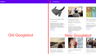 Différence entre la version 41 de Chrome de Googlebot et Evergreen (version 74)