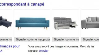 Signaler des images inappropriées dans les SERP de Google