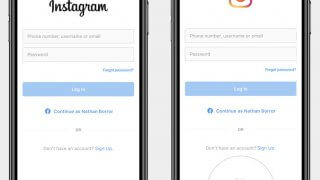 Mentions à partir de Facebook dans les apps mobiles de la marque