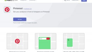 Extension (plugin) e-commerce Pinterest pour le CMS Shopify