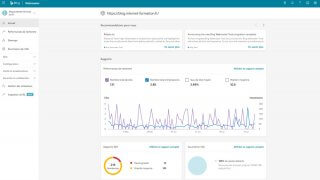Page d'accueil des nouveaux Bing Webmaster Tools