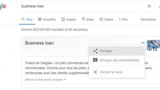 Google propose des Knowledge Panels au milieu de l'écran