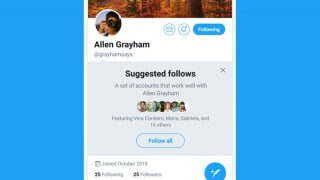 Abonnement multiple sur Twitter, en test sur Android