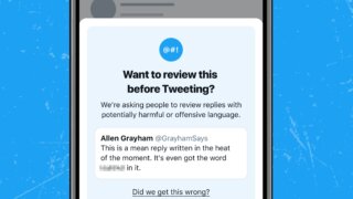Test de modifications de réponses à un tweet sur Twitter